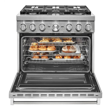 KitchenAid KFDC506JSS 双燃料炉灶