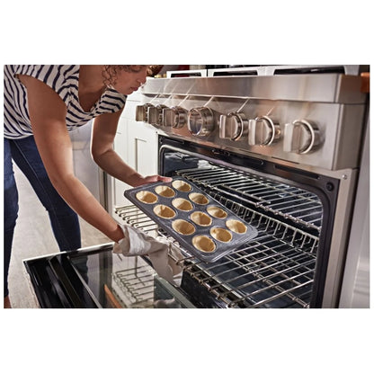 KitchenAid KFDC506JSS 双燃料炉灶