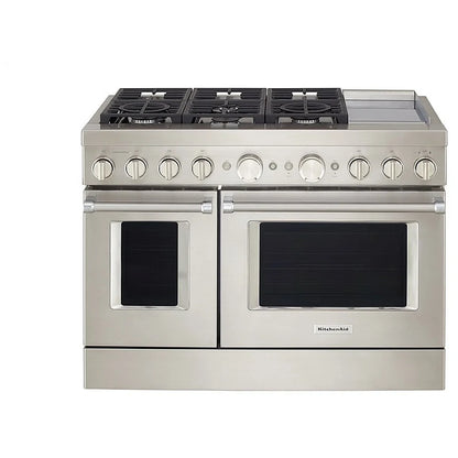 KitchenAid KFDC558JSS 双燃料炉灶