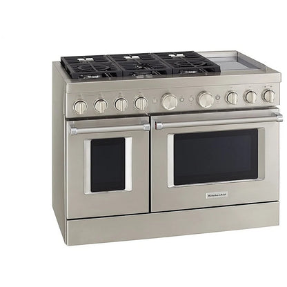 KitchenAid KFDC558JSS 双燃料炉灶