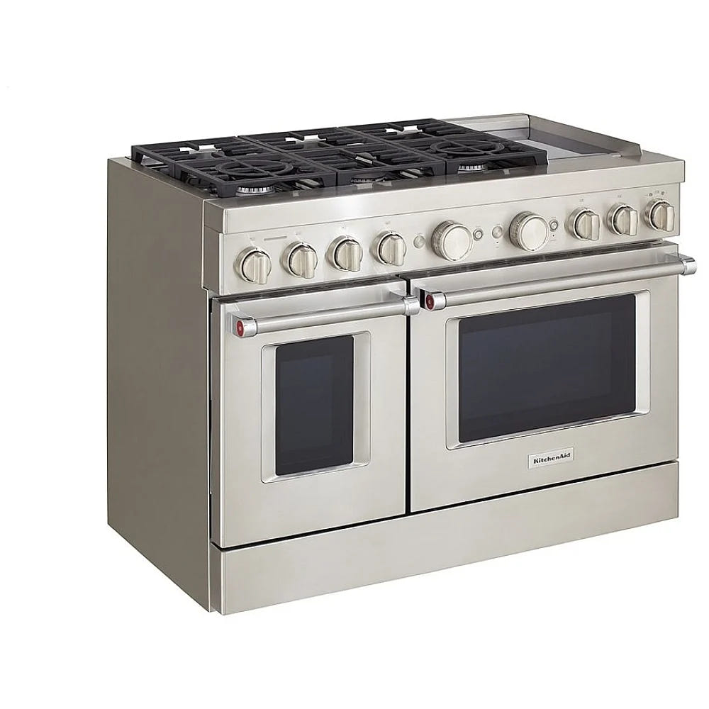 KitchenAid KFDC558JSS 双燃料炉灶
