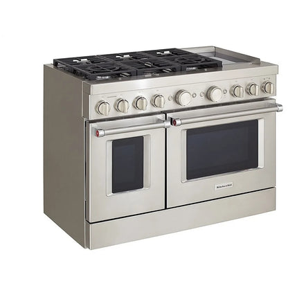 KitchenAid KFDC558JSS 双燃料炉灶