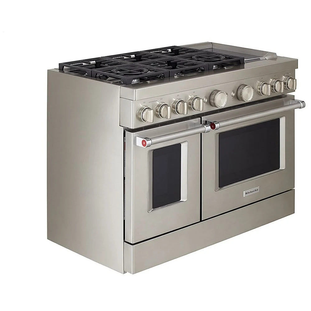 KitchenAid KFDC558JSS 双燃料炉灶