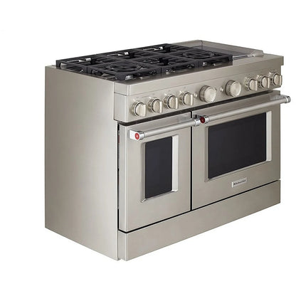 KitchenAid KFDC558JSS 双燃料炉灶