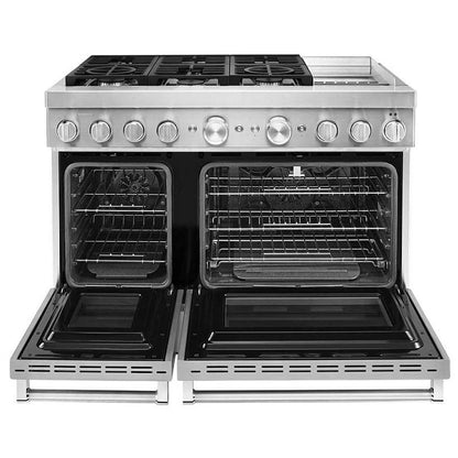 KitchenAid KFDC558JSS 双燃料炉灶