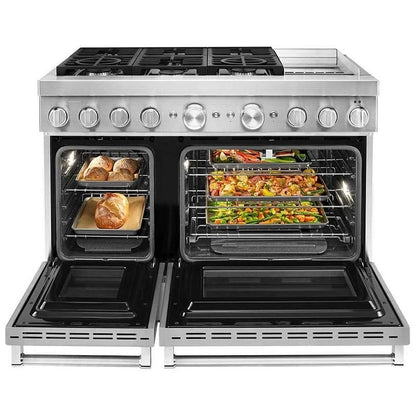 KitchenAid KFDC558JSS 双燃料炉灶