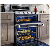 KitchenAid KFDD500ESS Dual Fuel Range, 6.7 cu. ft. Capacity, 30 inch Exterior Width, True Convection, 5 Burners, Self Clean, Double Oven, Stainless Steel colour