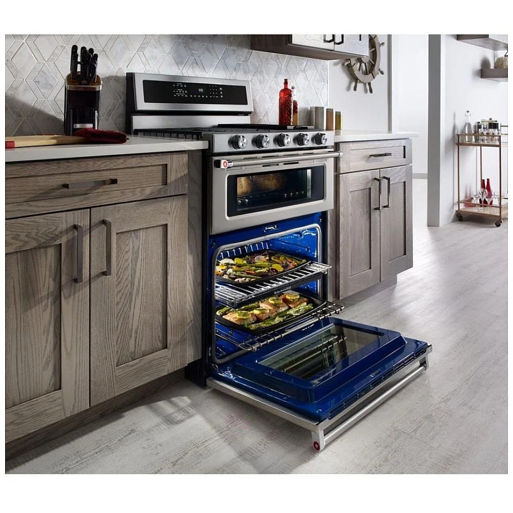 KitchenAid KFDD500ESS 双燃料炉灶