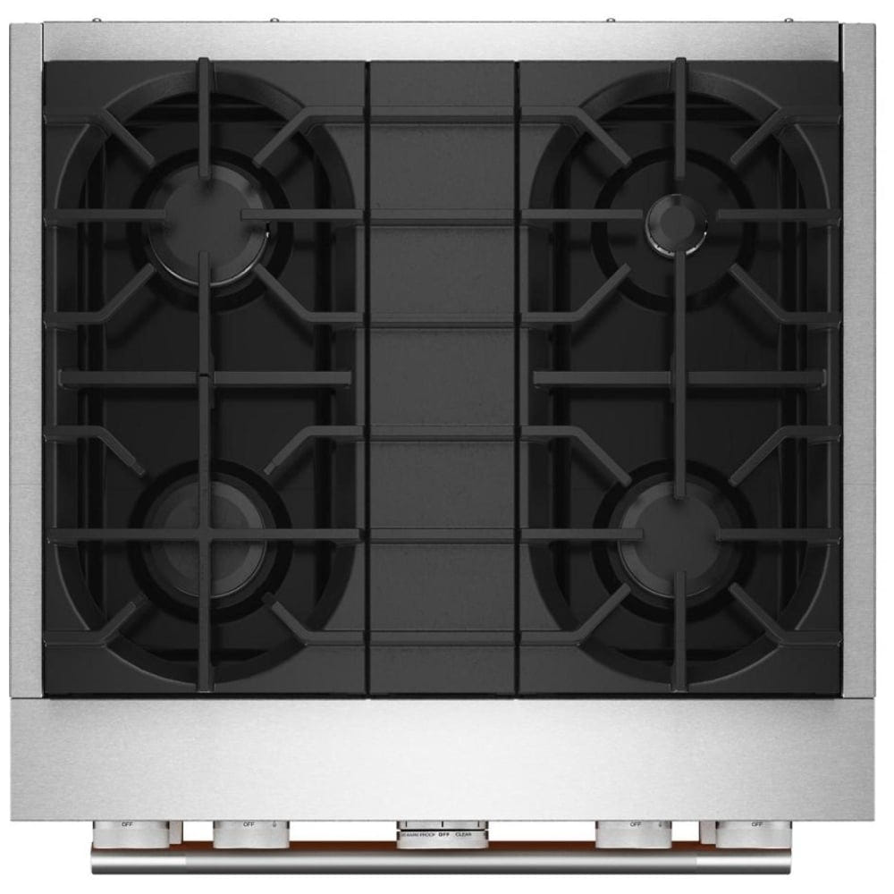 KitchenAid KFDS930SDC Dual Fuel Range, 4.1 cu. ft. Capacity, 30 inch Exterior Width, True Convection, 4 Burners, Air Fry, Self Clean