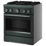 KitchenAid KFDS930SJP Dual Fuel Range, 4.1 cu. ft. Capacity, 30 inch Exterior Width, True Convection, 4 Burners, Air Fry, Self Clean, Juniper colour