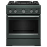 KitchenAid KFDS930SJP Dual Fuel Range, 4.1 cu. ft. Capacity, 30 inch Exterior Width, True Convection, 4 Burners, Air Fry, Self Clean, Juniper colour