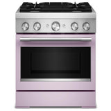 KitchenAid KFDS930SWF Dual Fuel Range, 4.1 cu. ft. Capacity, 30 inch Exterior Width, True Convection, 4 Burners, Air Fry, Self Clean, Wildflower colour
