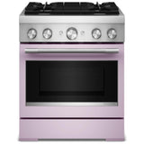KitchenAid KFDS930SWF Dual Fuel Range, 4.1 cu. ft. Capacity, 30 inch Exterior Width, True Convection, 4 Burners, Air Fry, Self Clean, Wildflower colour