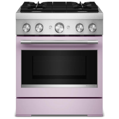 KitchenAid KFDS930SWF Dual Fuel Range, 4.1 cu. ft. Capacity, 30 inch Exterior Width, True Convection, 4 Burners, Air Fry, Self Clean, Wildflower colour, Even-Heat™, Flame-Sensing™ Reignition