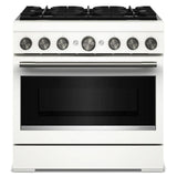 Kitchenaid KFDS936SPL 36" 6 Burner Commercial-Style Dual Fuel Range with No Preheat Air Fry Mode