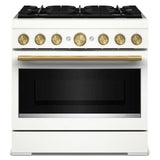 Kitchenaid KFDS936SPL 36" 6 Burner Commercial-Style Dual Fuel Range with No Preheat Air Fry Mode