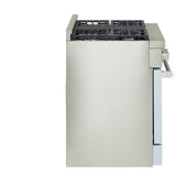 KitchenAid KFGC500JMB Gas Range, 30 inch Exterior Width, Self Clean, Convection, 4 Burners, 4.1 cu. ft. Capacity, Misty Blue