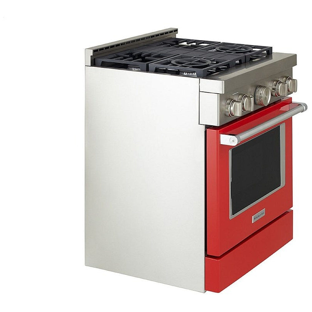 KitchenAid KFGC500JPA Gas Range, 30 inch Exterior Width, Self Clean, Convection, 4 Burners, 4.1 cu. ft. Capacity
