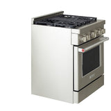 KitchenAid KFGC500JSS Gas Range, 4.1 cu. ft. Capacity, 30 inch Exterior Width, Self Clean, True Convection, 4 Burners, 20,000 BTU Highest Burner, Stainless Steel colour