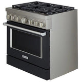 KitchenAid KFGC506JBK Gas Range