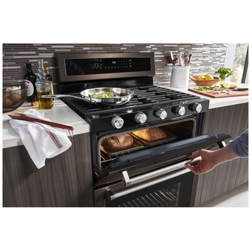 KitchenAid KFGD500EBS Gas Range