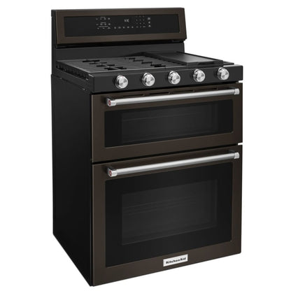 KitchenAid KFGD500EBS Gas Range
