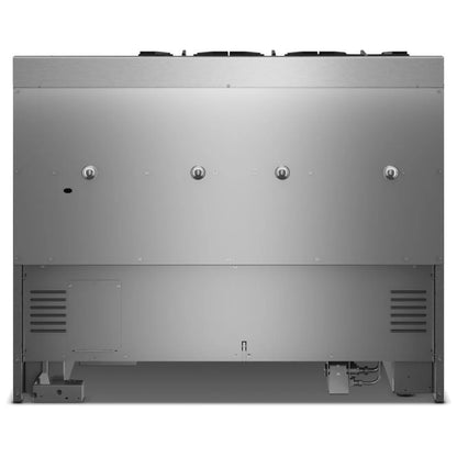 KitchenAid KFGD948SBE Gas Range, 6.3 cu. ft. Capacity, 48 inch Exterior Width, Self Clean, True Convection, 6 Burners, Air Fry, 20,000 BTU Highest Burner, Double Oven, Black Ore colour