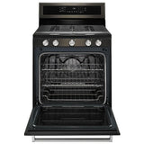 KitchenAid KFGG500EBS Gas Range, 30 inch Exterior Width, Self Clean, Convection, 5 Burners, 5.8 cu. ft. Capacity