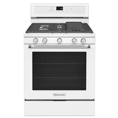 KitchenAid KFGG500EWH Gas Ranges