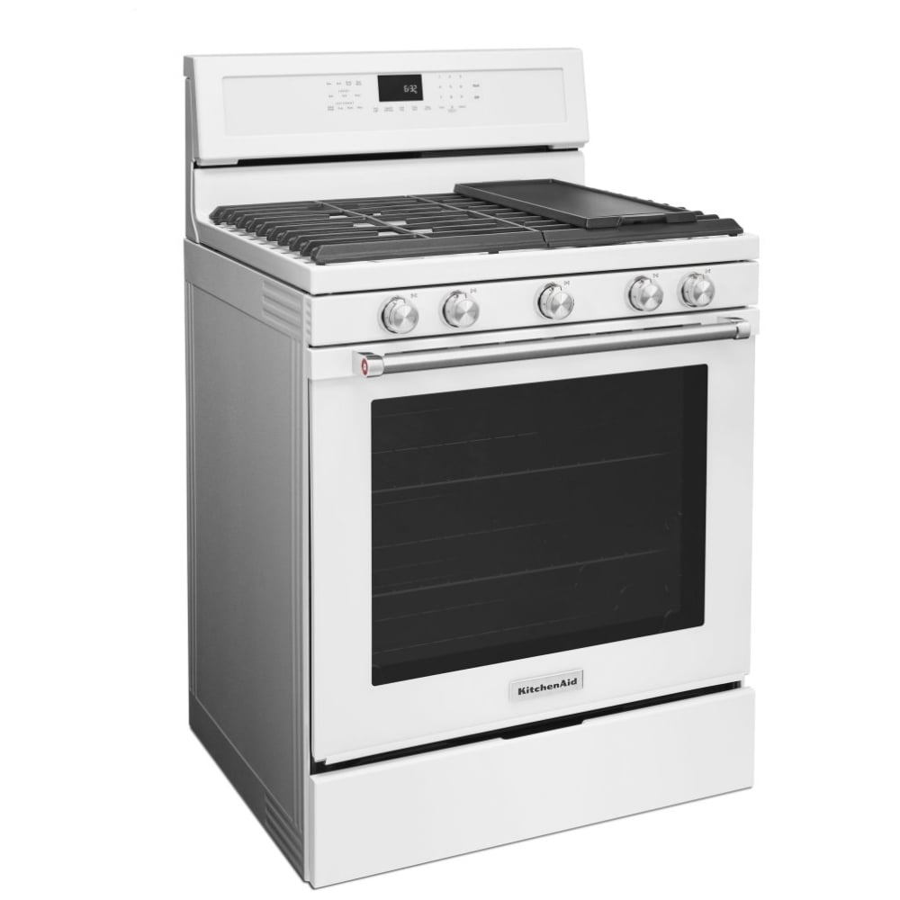 KitchenAid KFGG500EWH Gas Range