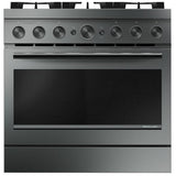 KitchenAid KFGS936SJP Gas Range, 5.1 cu. ft. Capacity, 36 inch Exterior Width, Self Clean, True Convection, 6 Burners, Air Fry, 20,000 BTU Highest Burner, Juniper colour