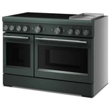 KitchenAid KFID948SJP Induction Range, 6.3 cu. ft. Capacity, 48 inch Exterior Width, True Convection, 6 Burners, Air Fry, Self Clean, Double Oven, 3,700 W Highest Element, Juniper colour