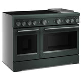 KitchenAid KFID948SJP Induction Range, 6.3 cu. ft. Capacity, 48 inch Exterior Width, True Convection, 6 Burners, Air Fry, Self Clean, Double Oven, 3,700 W Highest Element, Juniper colour