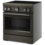 KitchenAid KFIS930SBE Induction Range, 4.1 cu. ft. Capacity, 30 inch Exterior Width, True Convection, 4 Burners, Air Fry, Self Clean, 3,700 W Highest Element, Black Ore colour