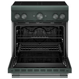 KitchenAid KFIS930SJP Induction Range, 4.1 cu. ft. Capacity, 30 inch Exterior Width, True Convection, 4 Burners, Air Fry, Self Clean, 3,700 W Highest Element, Juniper colour