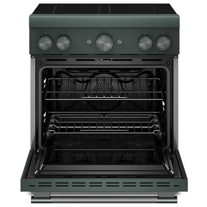 KitchenAid KFIS930SJP Induction Range, 4.1 cu. ft. Capacity, 30 inch Exterior Width, True Convection, 4 Burners, Air Fry, Self Clean, 3,700 W Highest Element, Juniper colour, Even-Heat™