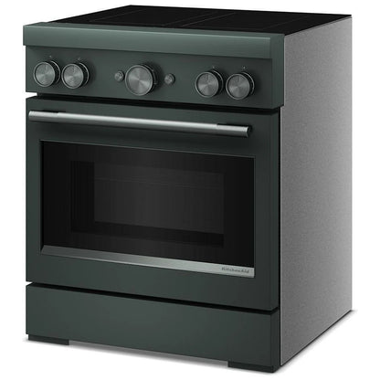 KitchenAid KFIS930SJP Induction Range, 4.1 cu. ft. Capacity, 30 inch Exterior Width, True Convection, 4 Burners, Air Fry, Self Clean, 3,700 W Highest Element, Juniper colour, Even-Heat™
