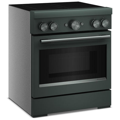 KitchenAid KFIS930SJP Induction Range, 4.1 cu. ft. Capacity, 30 inch Exterior Width, True Convection, 4 Burners, Air Fry, Self Clean, 3,700 W Highest Element, Juniper colour, Even-Heat™