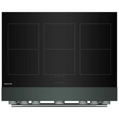 KitchenAid KFIS936SJP Induction Range, 5.1 cu. ft. Capacity, 36 inch Exterior Width, True Convection, 6 Burners, Air Fry, Self Clean, 3,700 W Highest Element, Juniper colour, Even-Heat™