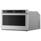 Whirlpool KMBD524TPS Microwave Drawer, 24 inch Exterior Width, 1.3 cu. ft. Capacity, 950 W Watts, Stainless Steel Interior, PrintShield™ Stainless Finish colour