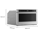 Whirlpool KMBD524TPS Microwave Drawer, 24 inch Exterior Width, 1.3 cu. ft. Capacity, 950 W Watts, Stainless Steel Interior, PrintShield™ Stainless Finish colour