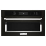 KitchenAid KMBP107EBS Built In Microwave, 27 inch Exterior Width, 1.4 cu. ft. Capacity, 900 W Watts, Convection, Stainless Steel Interior, Black Stainless Steel colour