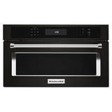 KitchenAid KMBP107EBS Built In Microwave, 27 inch Exterior Width, 1.4 cu. ft. Capacity, 900 W Watts, Convection, Stainless Steel Interior, Black Stainless Steel colour
