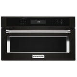 KitchenAid KMBP107EBS Built In Microwave, 27 inch Exterior Width, 1.4 cu. ft. Capacity, 900 W Watts, Convection, Stainless Steel Interior, Black Stainless Steel colour