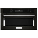 KitchenAid KMBP107EBS Built In Microwave, 27 inch Exterior Width, 1.4 cu. ft. Capacity, 900 W Watts, Convection, Stainless Steel Interior, Black Stainless Steel colour