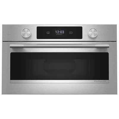 KitchenAid KMBS727SPS Built In Microwave, 27 inch Exterior Width, 1.4 cu. ft. Capacity, 900 W Watts, Convection, Stainless Steel Interior, PrintShield Stainless colour