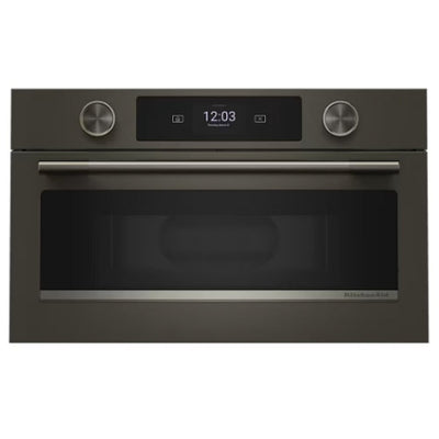 KitchenAid KMBS730SBE Built In Microwave, 30 inch Exterior Width, 1.4 cu. ft. Capacity, Convection, Black Ore