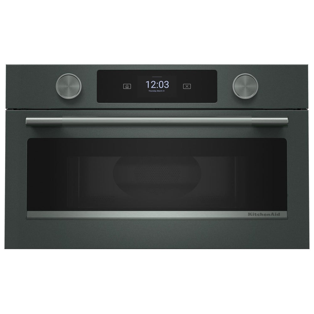 KitchenAid KMBS730SJP Built In Microwave, 30 inch Exterior Width, 1.4 cu. ft. Capacity, 900 W Watts, Convection, Stainless Steel Interior, Juniper colour