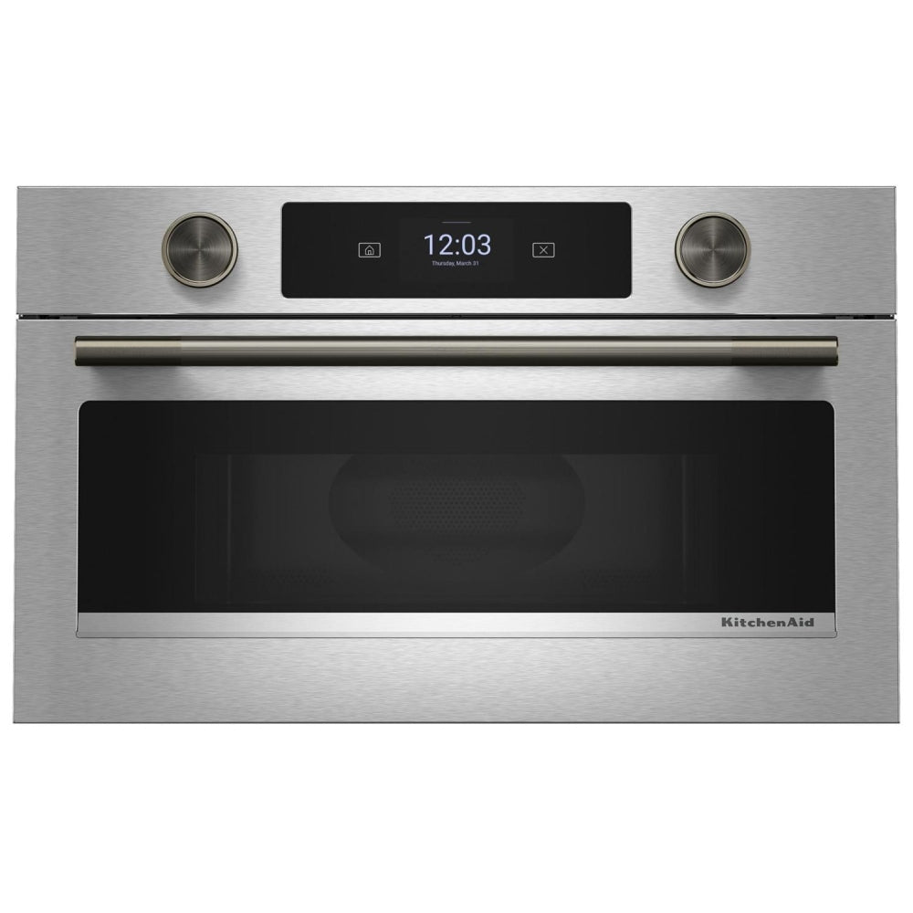 KitchenAid KMBS730SPS Built In Microwave, 30 inch Exterior Width, 1.4 cu. ft. Capacity, 900 W Watts, Convection, Stainless Steel Interior, PrintShield Stainless colour