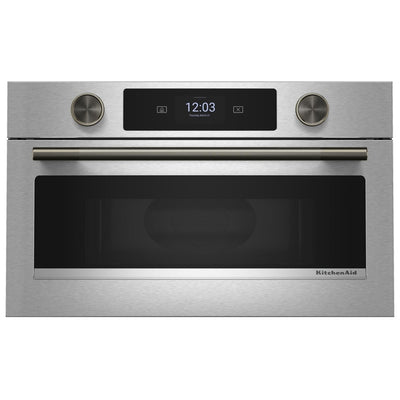 KitchenAid KMBS730SPS Built In Microwave, 30 inch Exterior Width, 1.4 cu. ft. Capacity, 900 W Watts, Convection, Stainless Steel Interior, PrintShield Stainless colour